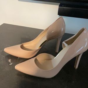 Nude pumps size 9.